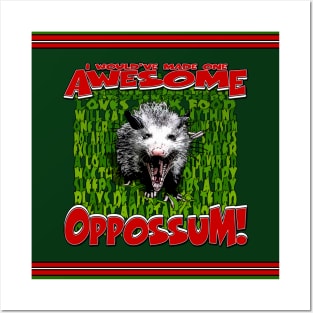 Awesome Oppossum Posters and Art